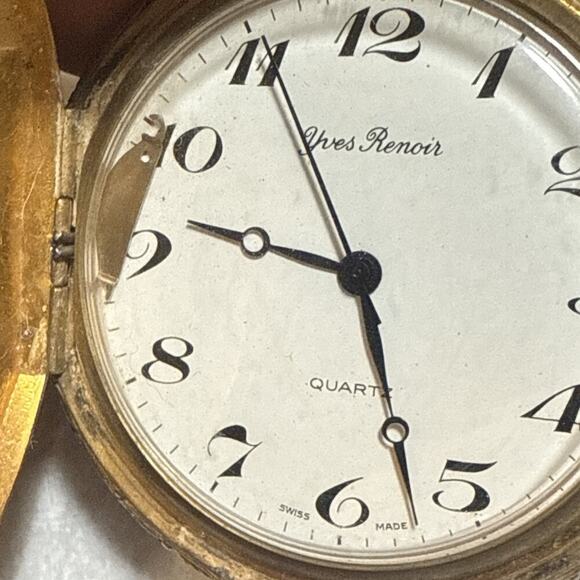 Vintage - Swiss Made - JC Penny Mechanical Wind Up Pocket Watch - Duck Hunt Dog - Picture 4 of 16